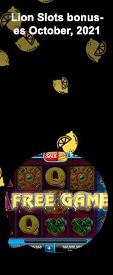 Lion slots no deposit bonus