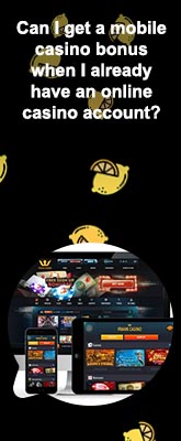 Mobile casino bonus