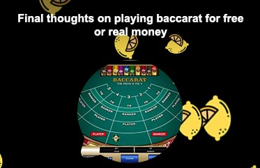 Play baccarat online for money